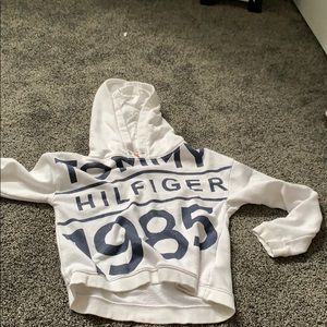 A white hoodie